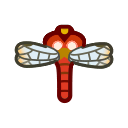 Red dragonfly